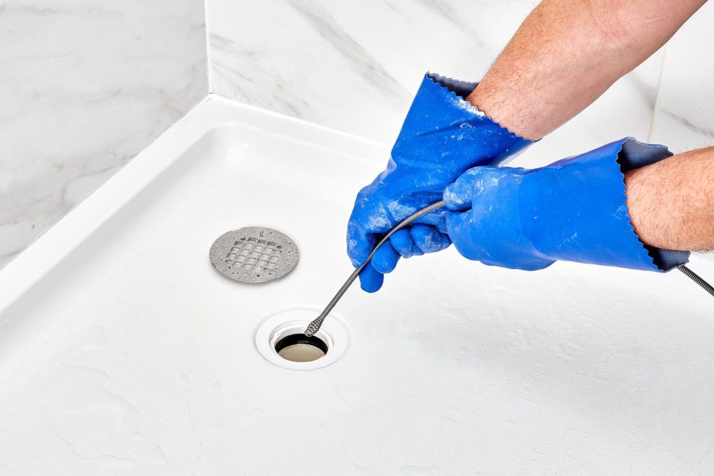 Débouchage douche